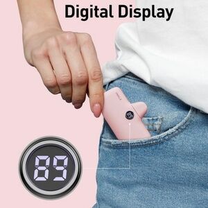 iWALK portable charger - PINK-Lightning connector- NEW